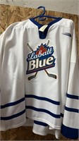 NWT Labatt Blue Hockey Jersey Bauer sz XL