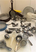Kitchen Strainers, Measuring Spoons and Measuring