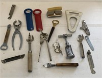 Can Opensers, Bottle Openers and Corkscrew