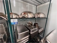Racks w/ Commercial Cooking Supplies