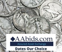 Mixed Date: Walking Liberty Silver Half Dollar