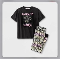 New($25) Boys'  Gamer Pajama Set - Size XL(16)
