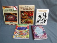 Lot of 5 Cook Books