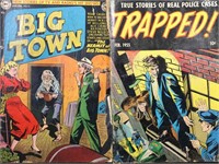 4 Golden Age comic books, Crime related (3 from