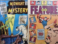 Golden Age Comic Books, 5 in mixed condition,