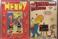 5 Golden Age Comic books, 1940s-1950s, mixed