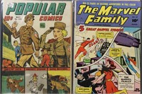 5 Golden Age Comic books, 1940s-1950s, mixed