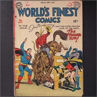 World's Finest #42 1949 Golden Age comic book,