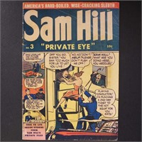 Sam Hill Private Eye #3 Golden Age comic book,