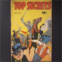 Top Secrets #9 1949 Golden Age Comic Book, with
