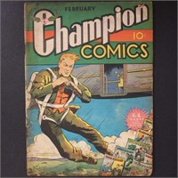 Champion #4 1940 Golden Age Comic Book, low grade