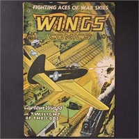 3 Wings Comics 1940s Golden Age Comic Books, lower