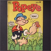 Popeye #19 1952 Golden Age Comic Book with creases