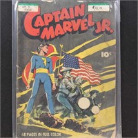 Captain Marvel Jr #9 1943 Fawcett Comics, edge