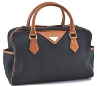 Yves Saint Laurent Hand Boston Bag PVC Leather