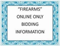 Online Only Firearms Auction Closing Feb 20, 2023