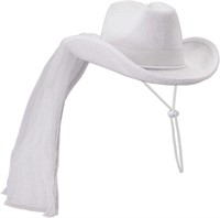 Beistle Bride’s Cowgirl Hat and Veil