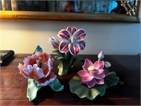 Lenox flowers Sacred Lotus parrot tulip amaryllis