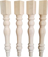 Unfinished Cottage Farmhouse Dining Table Legs