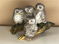 Fred Aman Numbered owl figure mid century
