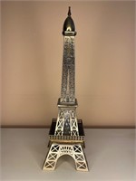 Eiffel Tower Music Box 16.5 sculpture glass liquor