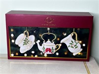 New in box lenox ornaments steeped in tradition