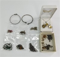 Various Necklaces, Earrings