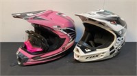 (2) Riding Helmets