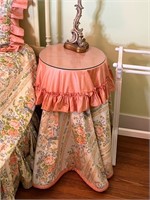 Fabric covered side table