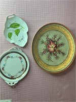 Decorative plate & trinket dishes