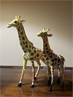 Pair  of Plastic giraffe
