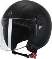TRIANGLE Open Face Motorcycle 3/4 Helmet (S)