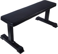 Amazon Basics Flat Weight Workout Exercise Bench