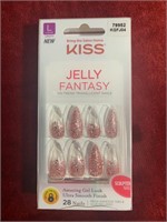 New($15) KISS Gel Fantasy Jelly Nails - Jelly Like