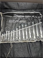 14 PC COMBO WRENCH SET MADE IN TAIWAN 3/8"-1 1/4"