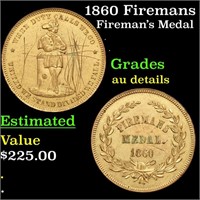 1860 Firemans Medal (Philadelphia, PA) F-M-PA-780A