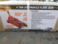 Unused 4 Ton Low Profile Floor Jack