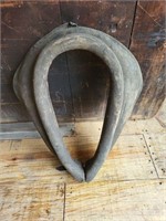 Antique Primitive Leather Horse Collar (2)