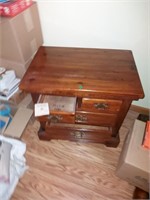 Pilgrim pine solid wood 4 drawer nightstand
