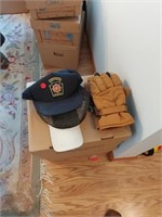 Collection of hats and gloves