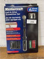 New Mastercraft Lock and Drive Screwdriver Set
