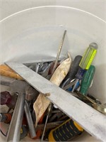 Bucket of Good Hand Tools as Shown