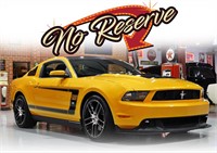 NO RESERVE! 2012 FORD MUSTANG BOSS 302
