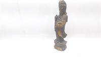 18" Buddist Lotus Guan Yin Kwan-Yin Goddess Statue