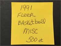 1991 FLEER BASKETBALL LOT 500+