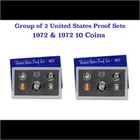 2x 1972 United States Mint Proof Set! A total of 1