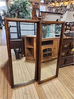 set of 2 dresser mirrors