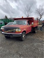 1997 FORD F WITH 8' DUMP BED 2X2