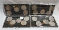 (4) 5 Piece Sets of Pre-’21 Morgan Dollars