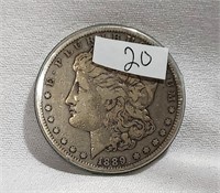 1889-CC Silver Dollar VG